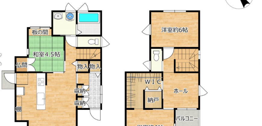 Casa à  venda em Hekinan, Sagimachi por ¥65,000/mês