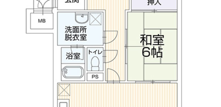 Apartamento à venda em Kyoto-shi, Ukyo-ku por ¥61,000/mês