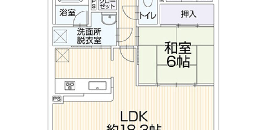 Apartamento à venda em Okayama-shi, Kita-ku por ¥75,000/mês