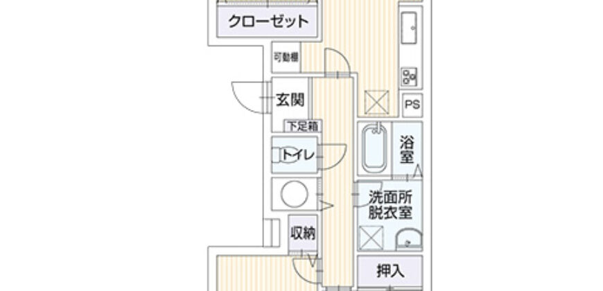 Apartamento à venda em Fukuoka-shi, Minami-ku por ¥60,000/mês