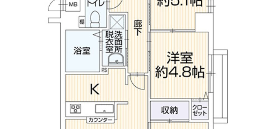 Apartamento à venda em Fukuoka-shi, Jonan-ku por ¥65,000/mês