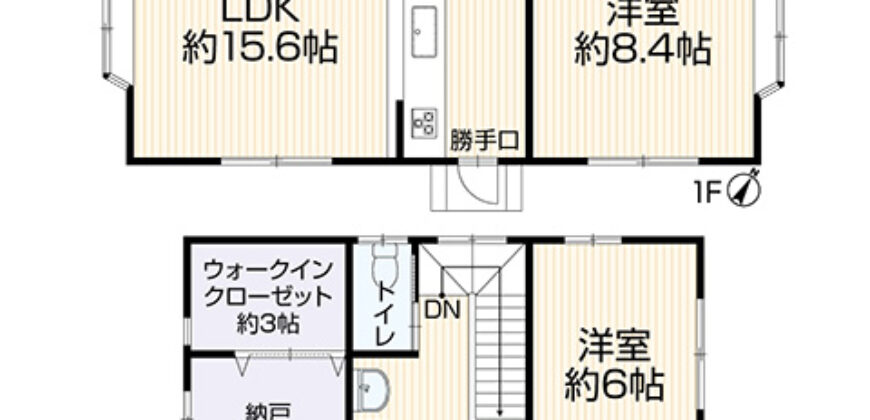 Casa à venda em Ichinomiya, Wako por ¥82,000/mês