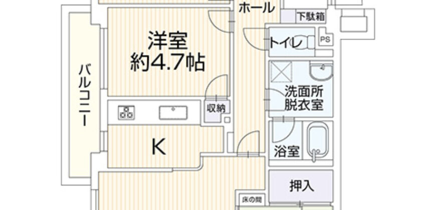 Apartamento à venda em Okazaki, Ōnishi-chō por ¥44,000/mês