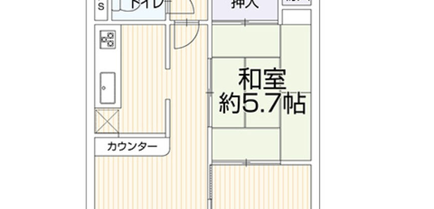 Apartamento à venda em Utsunomiya-shi, Mutsumi-machi por ¥43,000/mês