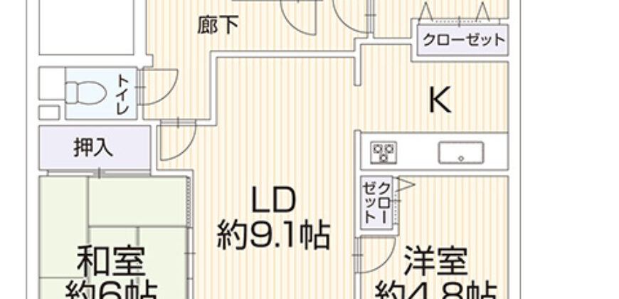 Apartamento à venda em Kōnan, Miyago-chō por ¥37,000/mês