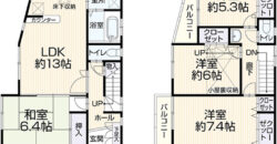 Casa à venda em Kawaguchi-shi, Oaza por ¥74,000/mês