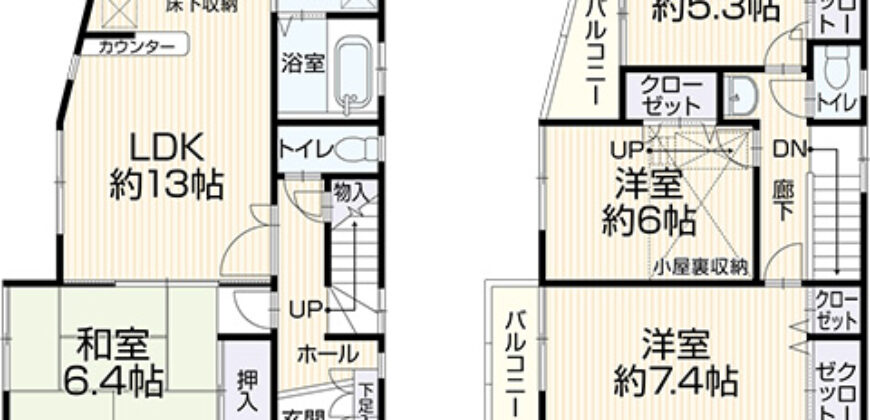 Casa à venda em Kawaguchi-shi, Oaza por ¥74,000/mês