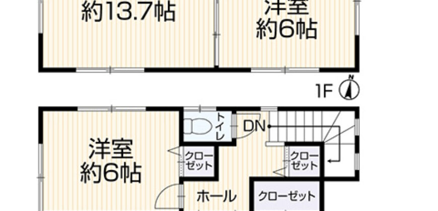 Casa à venda em Kashiwa-shi, Toyoshiki por ¥68,000/mês