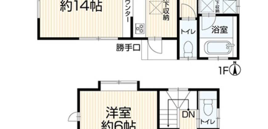 Casa à venda em Funabashi-shi, Miyama por ¥70,000/mês