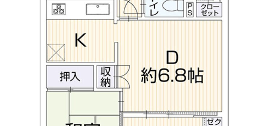 Apartamento à venda em Yokohama-shi, Nishi por ¥96,000/mês