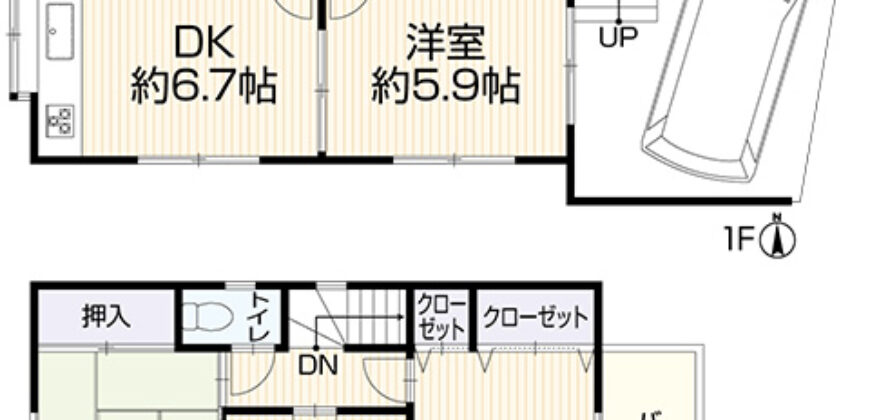 Casa à venda em Yokohama, Izumi-ku por ¥77,000/mês