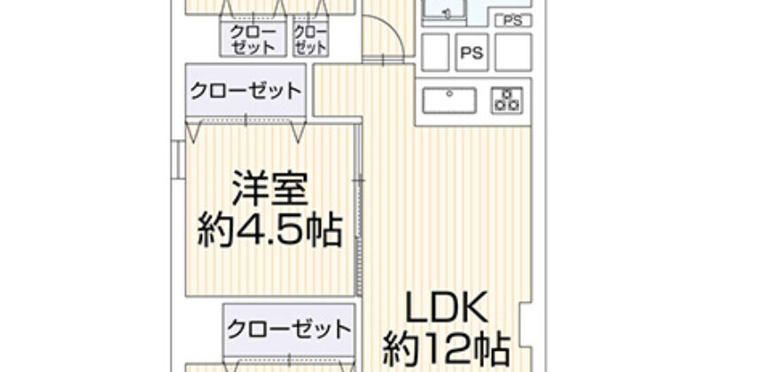 Apartamento à venda em Atsugi-shi, Tamura-chō por ¥54,000/mês