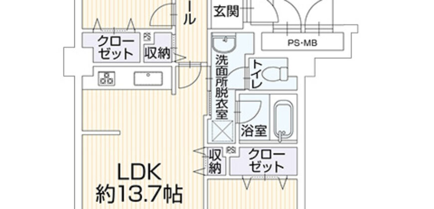 Apartamento à venda em Sapporo, Atsubetsu por ¥46,000/mês