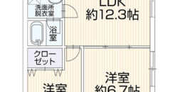 Apartamento à venda em Suruga, Satsuki-cho por ¥43,000/mês