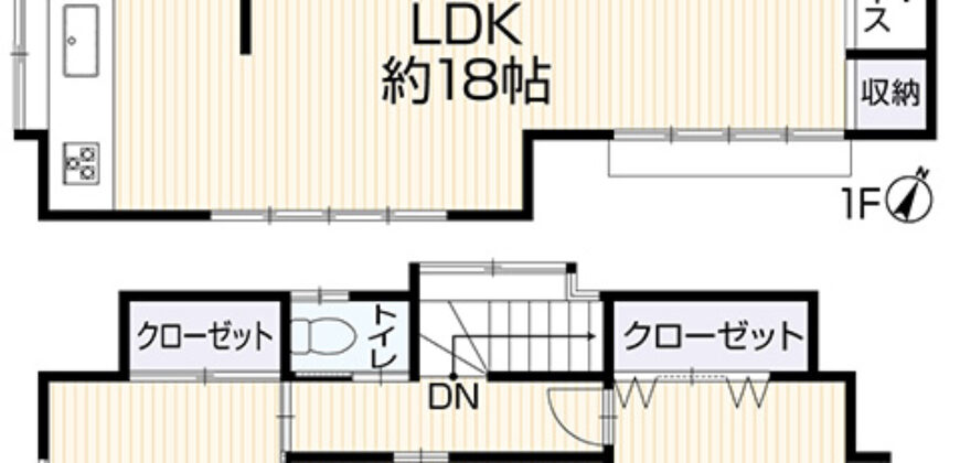 Casa à venda em Fujimino-shi, Kamekubo por ¥80,000/mês