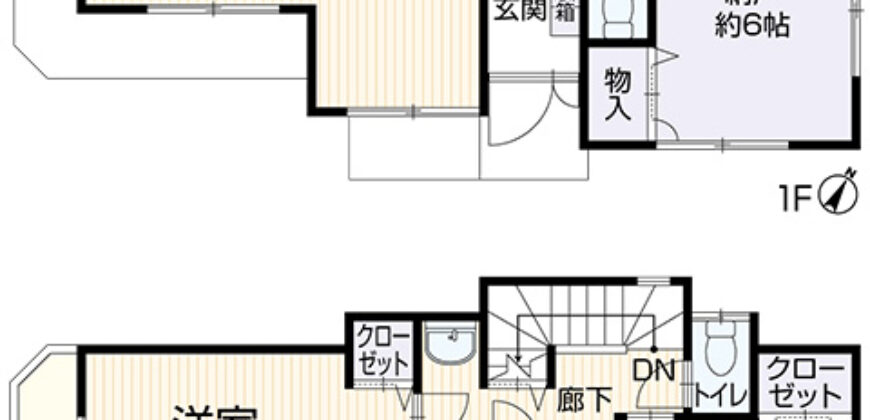 Casa à venda em Funabashi-shi, Minami-Misaki por ¥77,000/mês