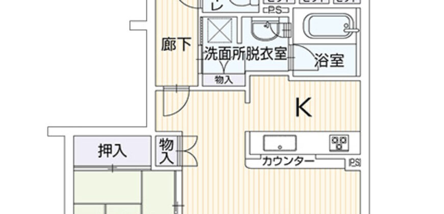 Apartamento à venda em Sagamihara-shi, Chūō-ku por ¥71,000/mês