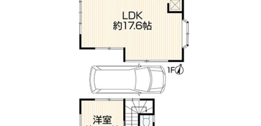 Casa à venda em Atsugi-shi, Yamagiwa por ¥57,000/mês