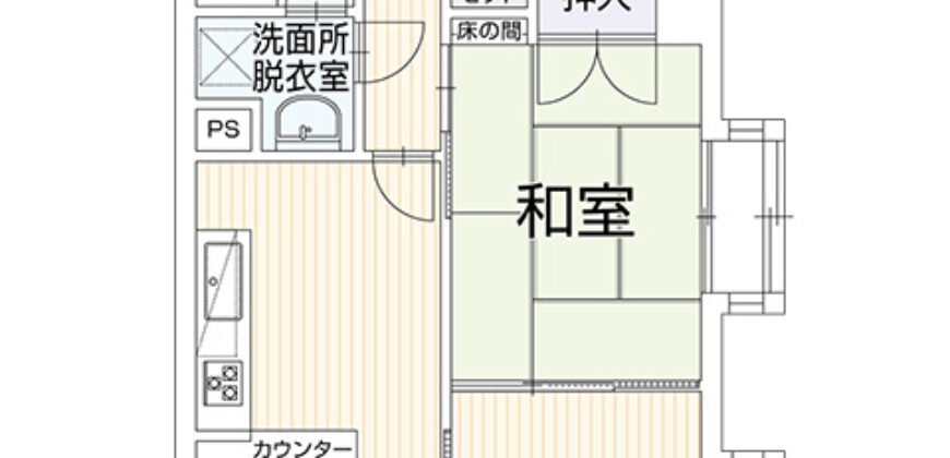 Apartamento à venda em Chigasaki-shi, Nanko por ¥63,000/mês