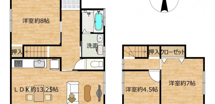 Casa à venda em Handa, Sumiyoshicho por ¥47,000/mês