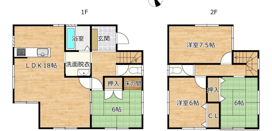 Casa à venda em Ama, Nakagayatsu por ¥53,000/mês