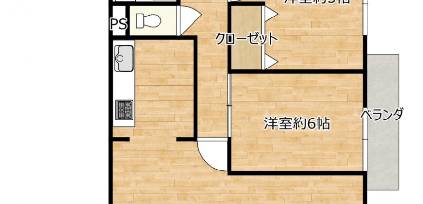 Apartamento à venda em Okazaki por ¥27,000/mês