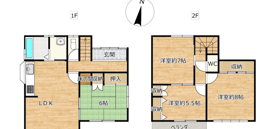 Casa à venda em Ichinomiya por ¥61,000/mês