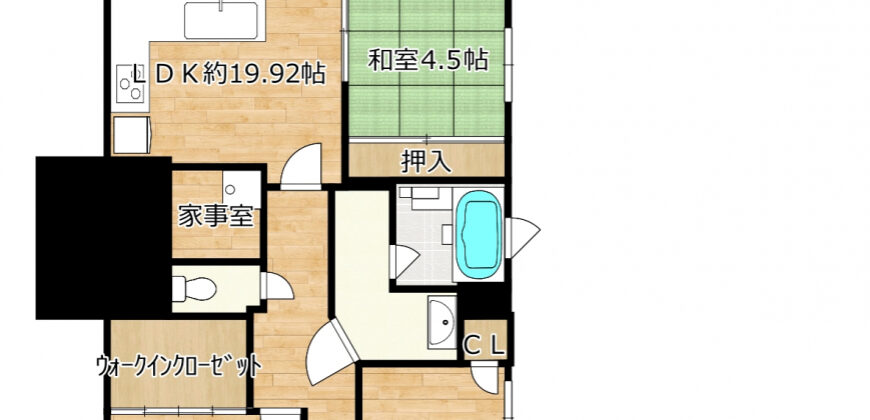 Apartamento à venda em Okazaki por ¥64,000/mês