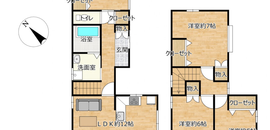 Casa à venda em Okazaki, Hashimemachi por ¥64,000/mês