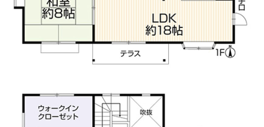 Casa à venda em Komaki, Hikarigaoka por ¥68,000/mês