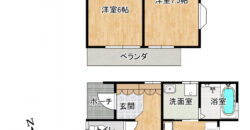 Casa à venda em Okazaki, Fukuokacho por ¥69,000/mês