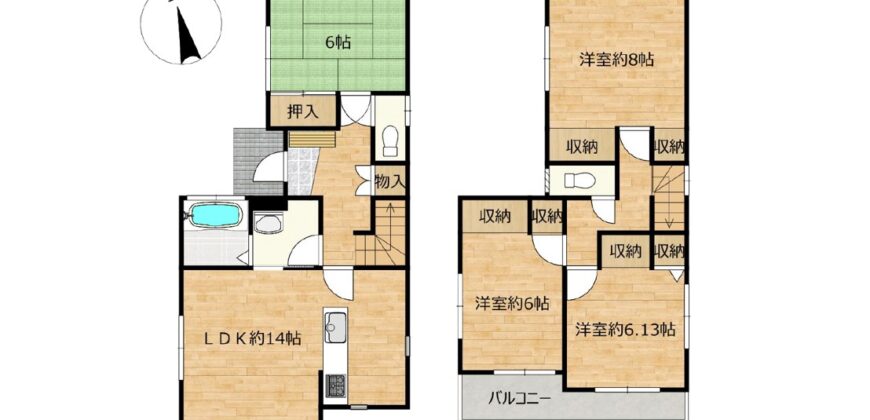 Casa à venda em Nagoya, Kita por ¥70,000/mês