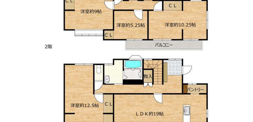 Casa à venda em Kasugai, Fujiyamadai por ¥77,000/mês