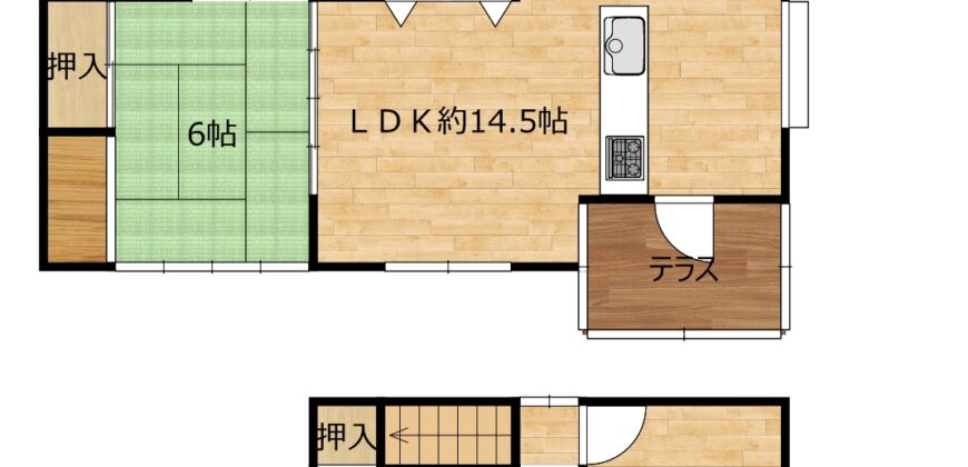 Casa à venda em Motosu, Shimomasuwa por ¥32,000/mês