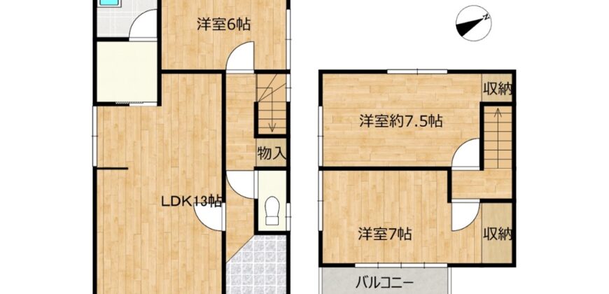 Casa à venda em Daiji, Oaza Hanajo por ¥48,000/mês