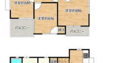 Casa à venda em Okazaki, Honjukucho por ¥37,000/mês