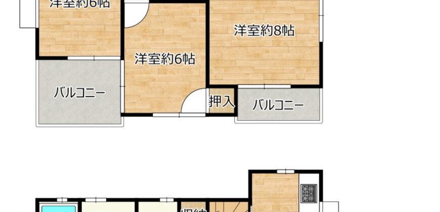 Casa à venda em Okazaki, Honjukucho por ¥37,000/mês