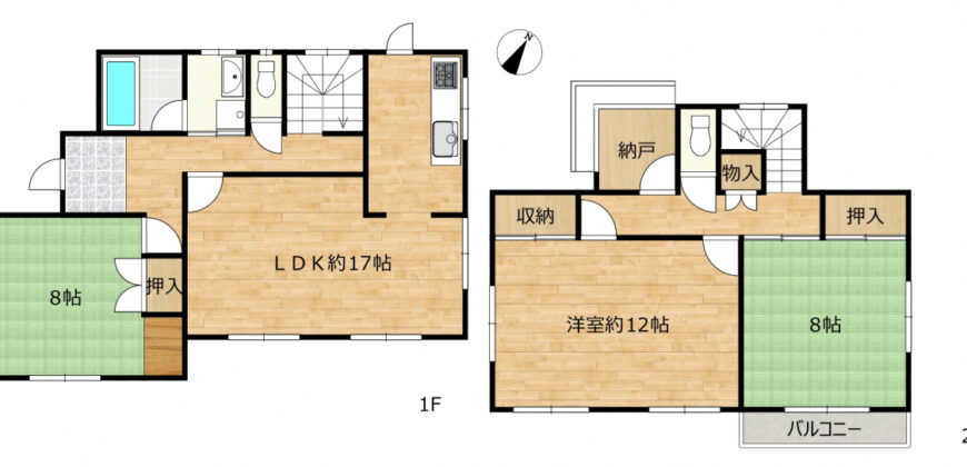 Casa à venda em Mishima, Higashi por ¥72,000/mês