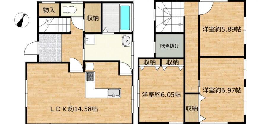 Casa à venda em Susono, Kanazawa por ¥51,000/mês