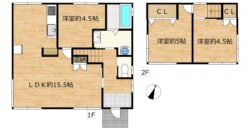 Casa à venda em Kakegawa, Kuzugaoka por ¥46,000/mês