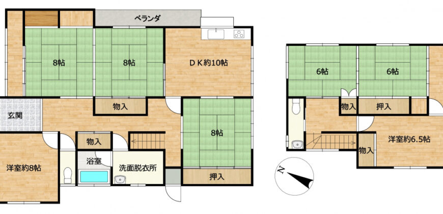 Casa à venda em Nabari, Kikyogaoka por ¥40,000/mês