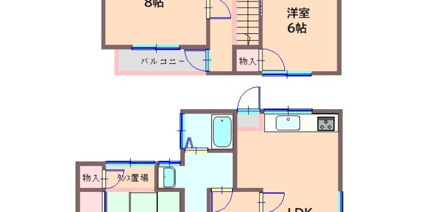 Casa à venda em Takamatsu, Otakamicho por ¥36,000/mês