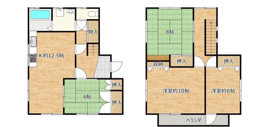 Casa à venda em Shikokuchuo, Kamikashicho por ¥24,000/mês