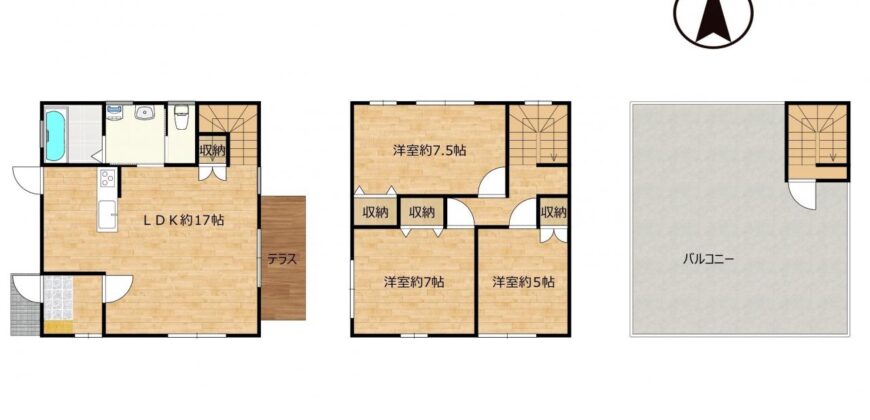 Casa à venda em Imabari, Kokubu por ¥48,000/mês