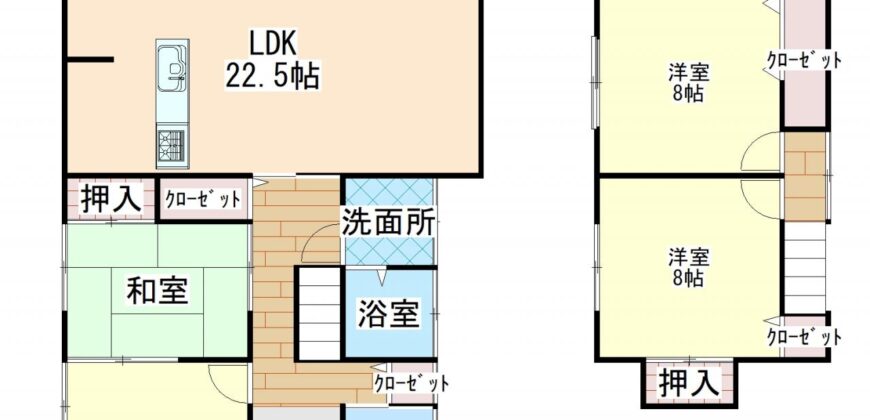 Casa à venda em Sabae, Tadasucho por ¥40,000/mês