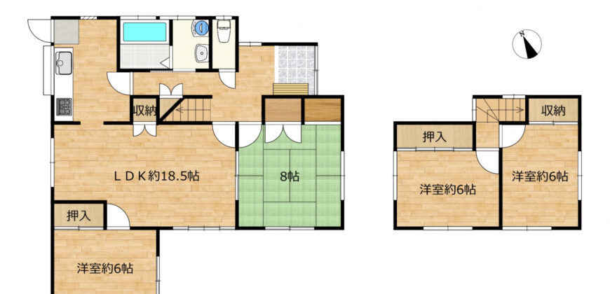 Casa à venda em Yokkaichi, Kawashimacho por ¥53,000/mês