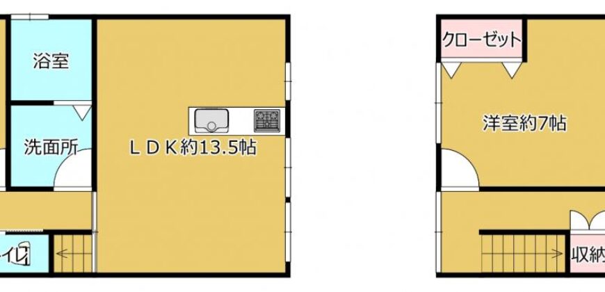 Casa à venda em Tsuruga, Matsushimacho por ¥44,000/mês