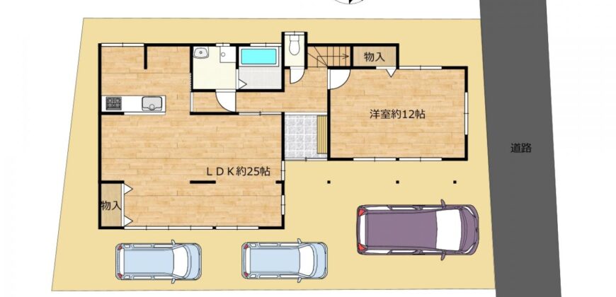 Casa à venda em Takamatsu, Kagawacho por ¥36,000/mês