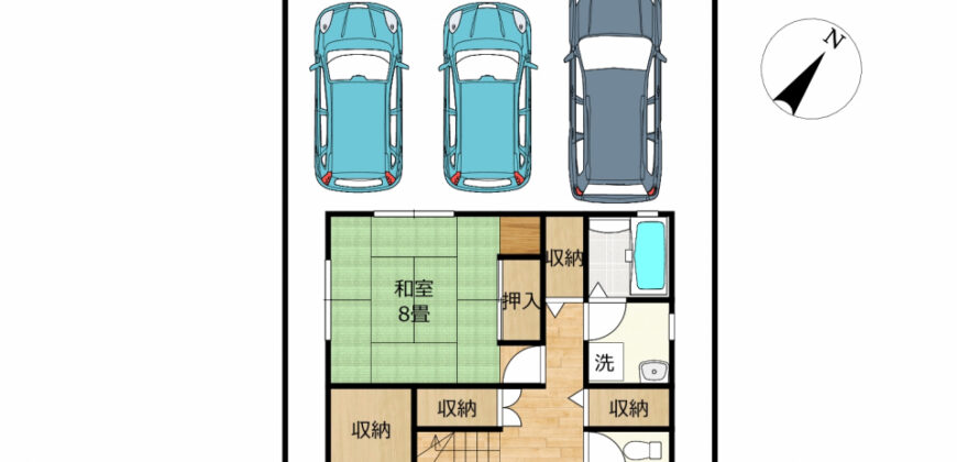 Casa à venda em Itano, Kitajimacho por ¥43,000/mês