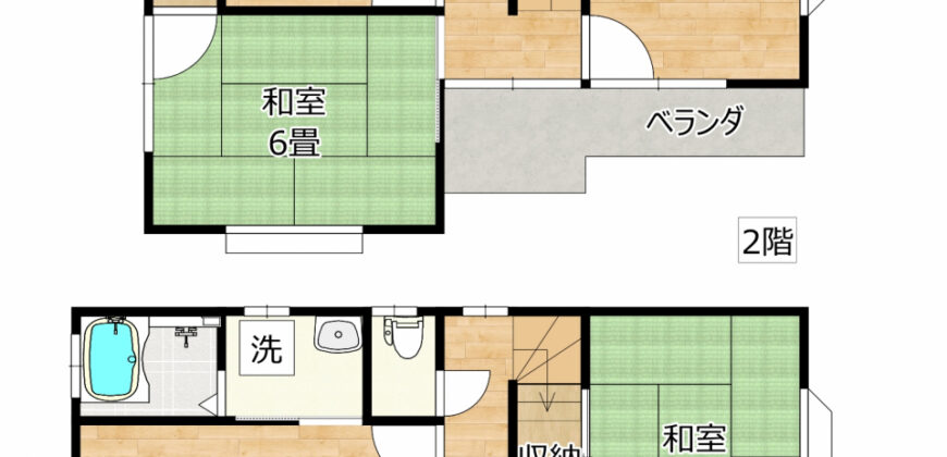 Casa à venda em Yochinogawa, Kawajimacho por ¥36,000/mês